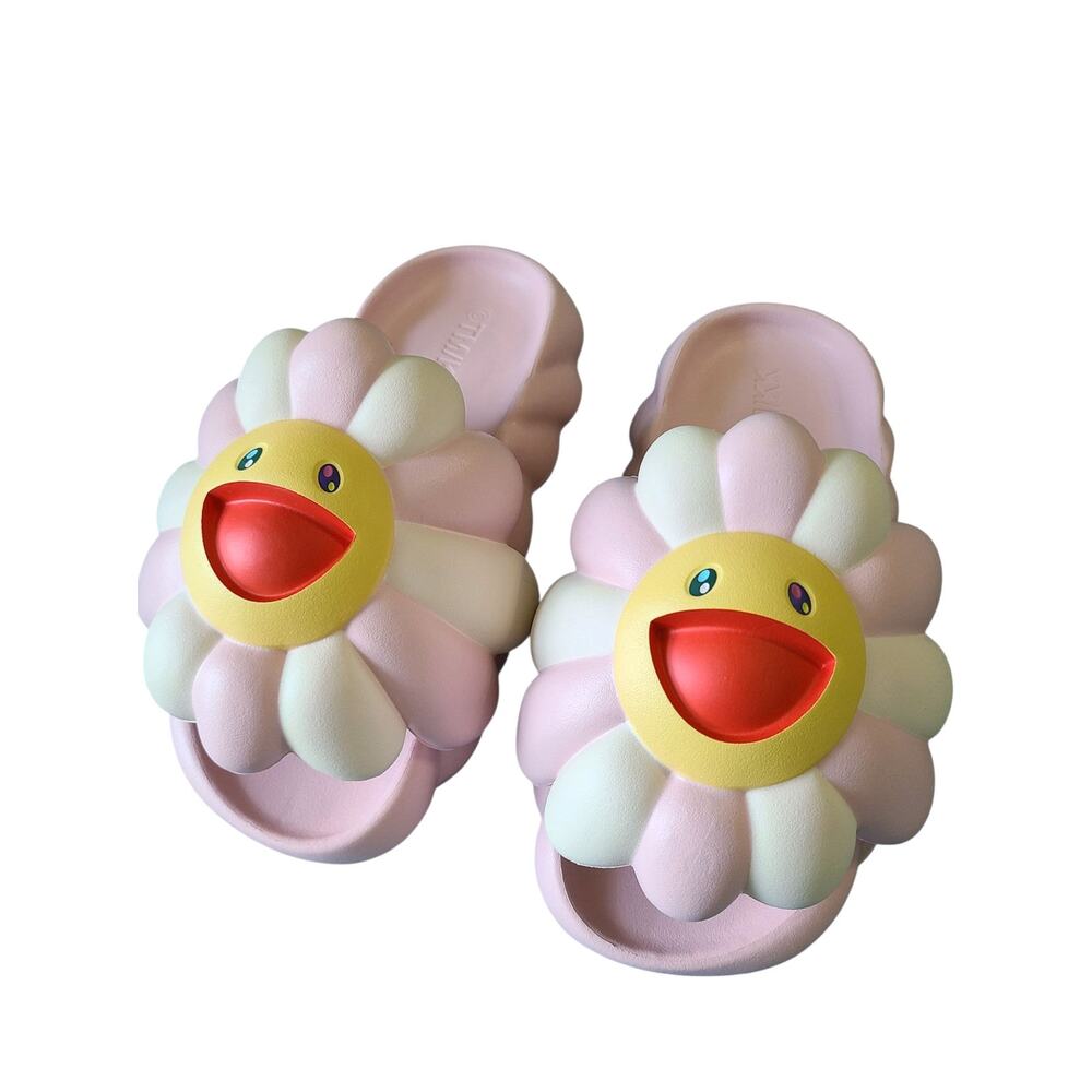 Takashi Murakami Ohana Hatake Full-Bloom Slides Pink US Men 6/Women 7.5-8 - Picture 3 of 9